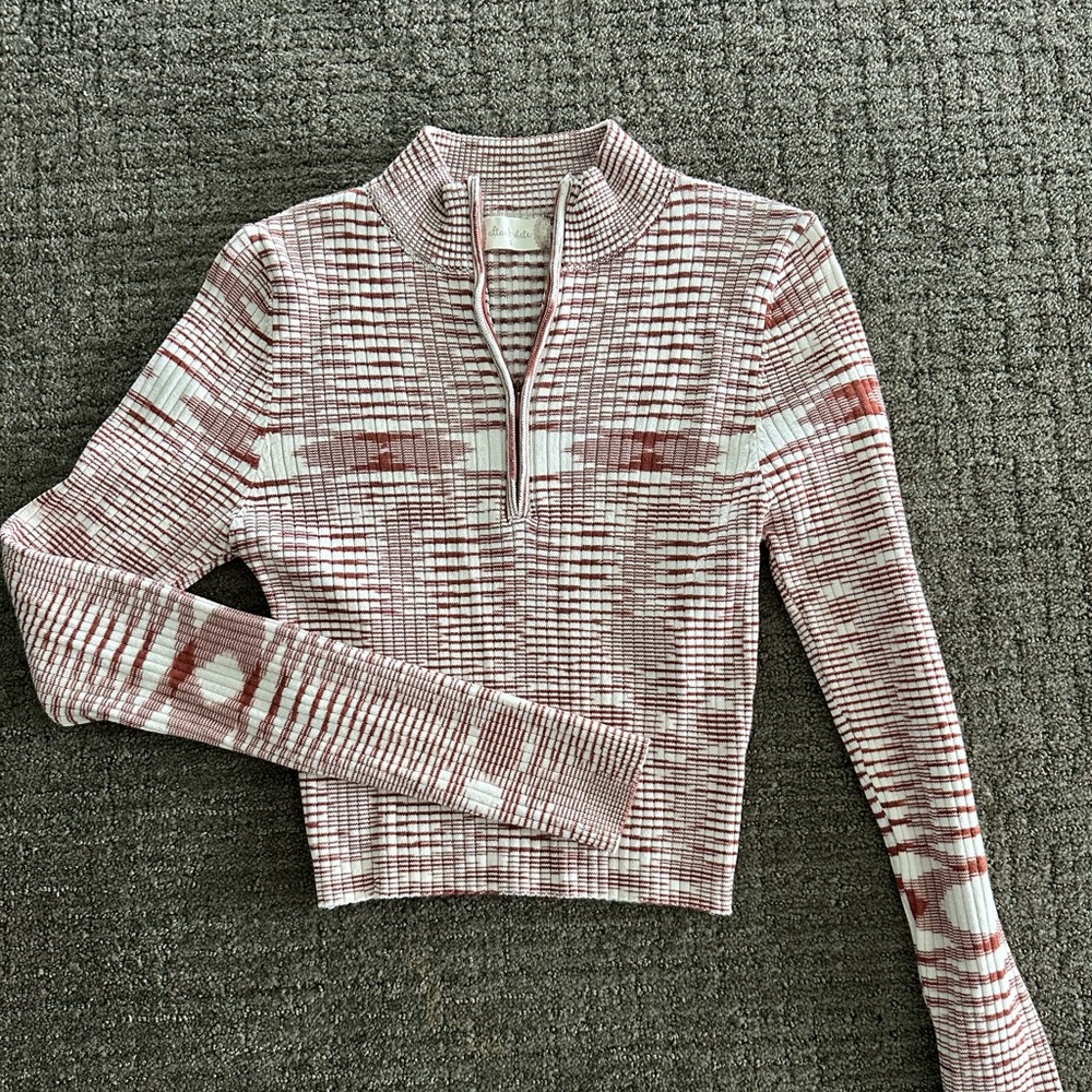 Cropped altered state zip up